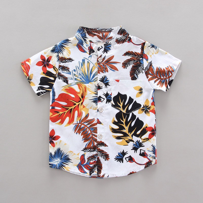 Set Áo Thun Tay Ngắn &amp; Quần Short Cho Bé Trai