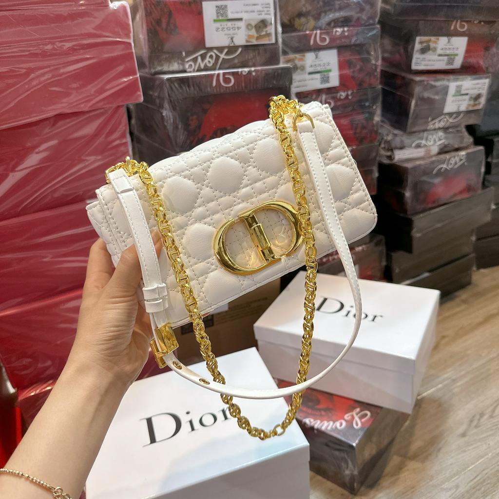 Túi đeo chéo CD sz 21cm kèm hộp cực xinh