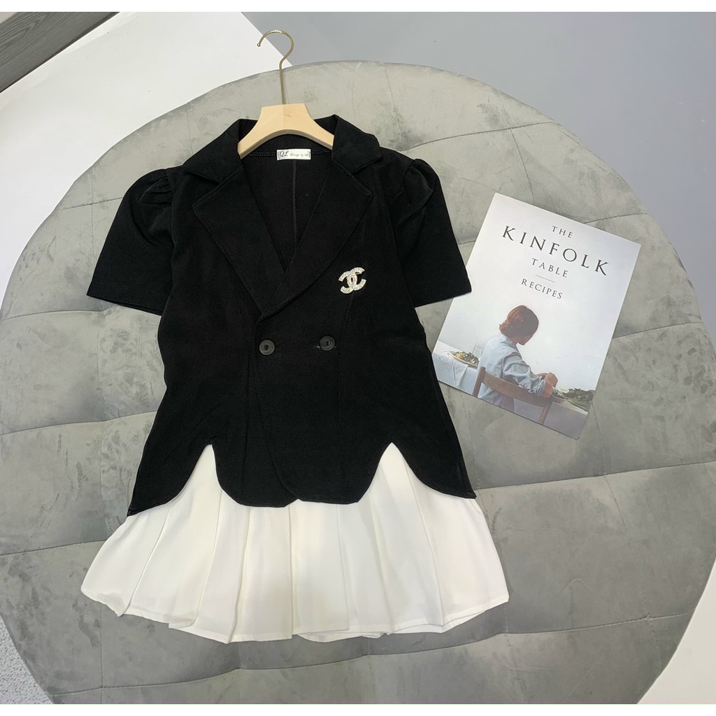 [ Hàng Cao Cấp Loại 1 + Ảnh Thật ] Sét Vest Áo Lượn Sóng Hàng Đẹp Yoni Clothings CD110