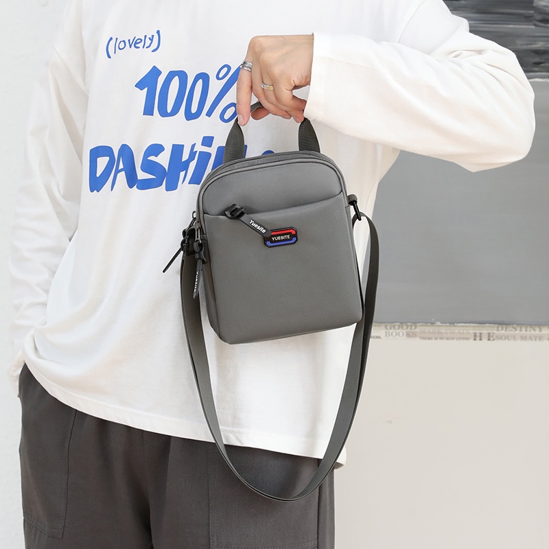 Túi Xách Đeo Vai Vải Oxford Siêu Nhẹ Chống Thấm Nước Phong Cách Mới Cho Nam