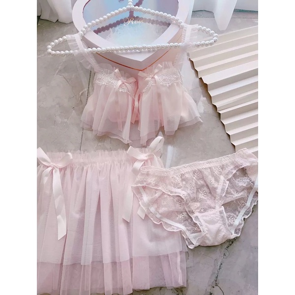 Set Bộ Đồ Lót Gồm 3 Sản Phẩm Cực Kì Quyến Rũ Sexy Cho Phái Đẹp Hàng Order