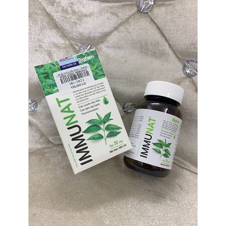 VIÊN UỐNG IMMUNAT BIGFAM Hỗ Trợ Tăng Cường Sức Đề Kháng Cho Cơ Thể Với Cao Xuyên Tâm Liên, Vitamin C Và Kẽm