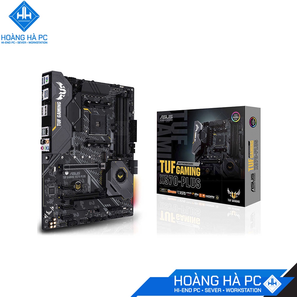 Combo CPU máy tính AMD 5800x & mainboard Asus TUF X570 Plus Gaming Socket AM4, ATX, 4 Khe Cắm Ram DDR4