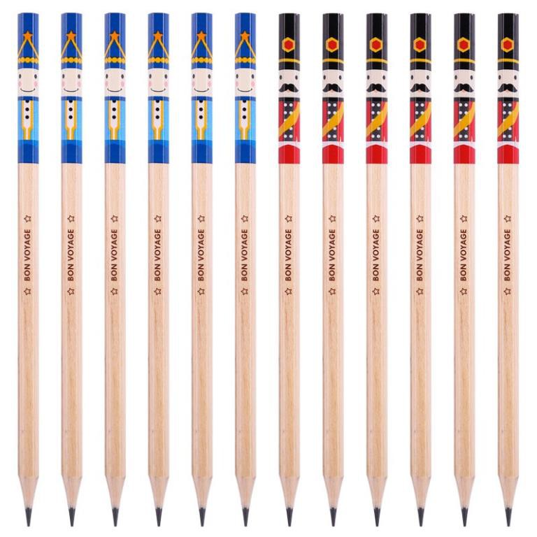 Bút chì lục giác 2B Deli E37000 - ngòi không gãy