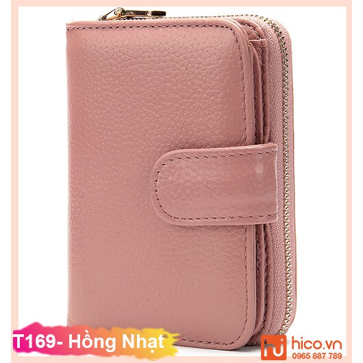 VÍ DA BÒ NỮ T169 - THỜI TRANG - TIỆN LỢI - TINH TẾ