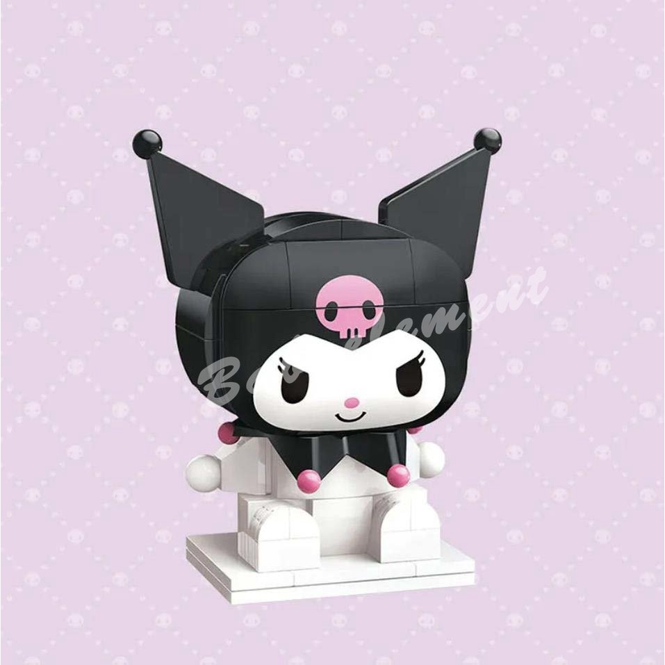Sanrio Tương Thích Xếp Hình Khối Xây Dựng Kuromi Giai Điệu Của Tôi Sáng Tạo Triều Chơi Mô Hình Hello Kitty Trang Trí Tự Làm Đồ Chơi Quà Tặng