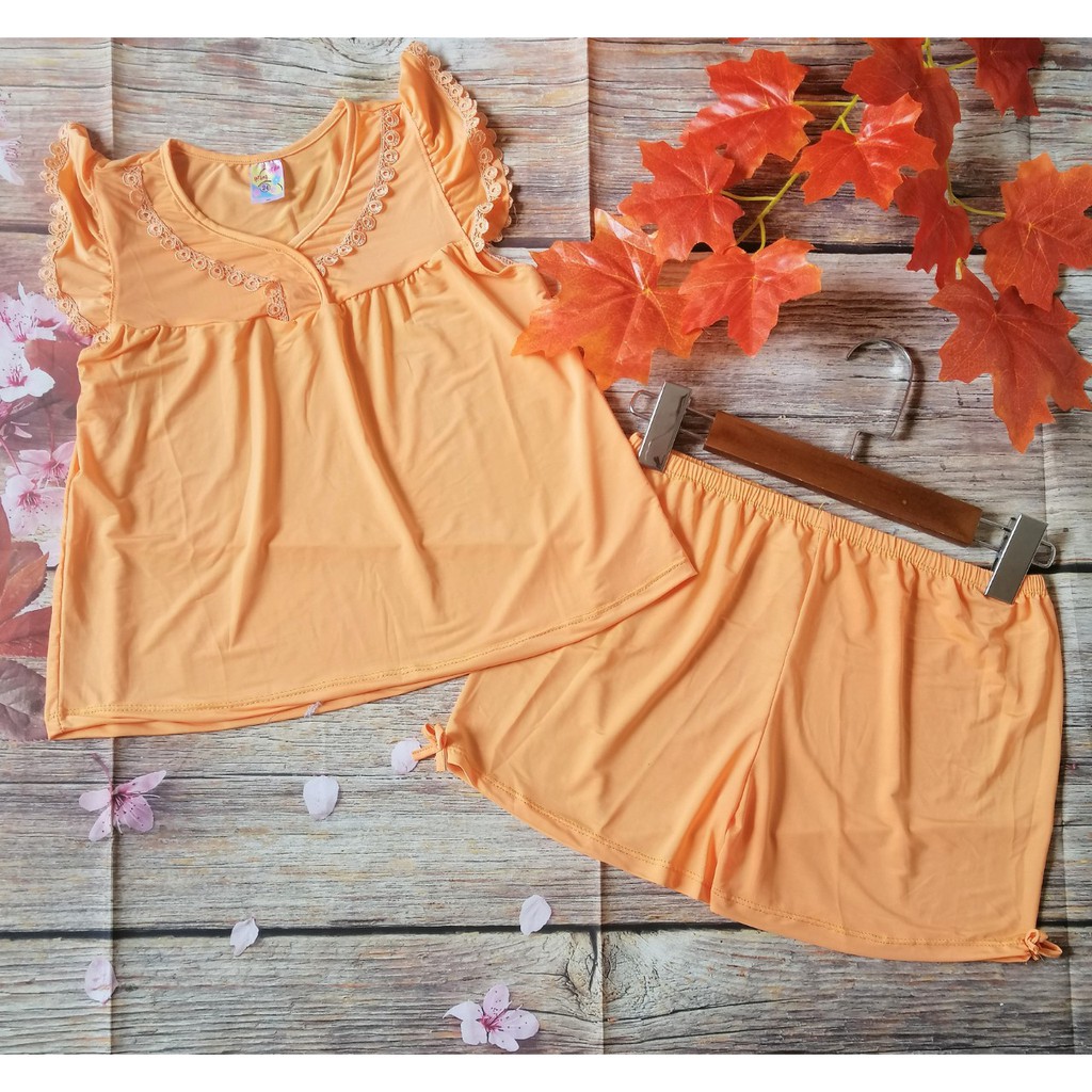 NOVA SHOP 129k combo 3 Bộ đồ bộ thun lạnh cánh tiên cho bé gái từ 18-20kg