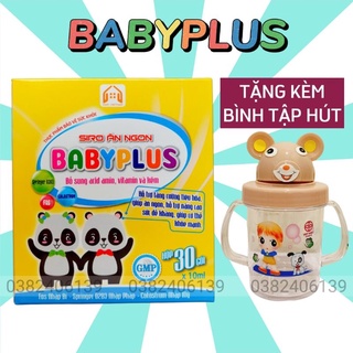 BABYPLUS - Siro Ăn Ngon Baby Plus, Giúp Bé Ăn Ngon, Ngủ Ngon, Tiêu Hoá Tốt, Tăng Cân, Tăng Sức Đề Kháng