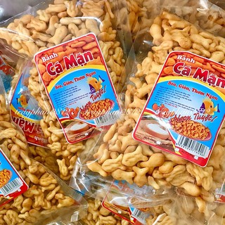 Bánh cá mặn, bánh quy bơ cá mặn, bánh quy hình cá (gói 150g)