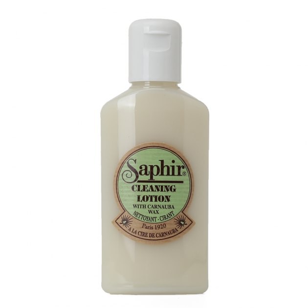 Sữa làm sạch và đánh bóng da trơn patina và da nubuck dầu Saphir cleaning lotion 125ml/500ml