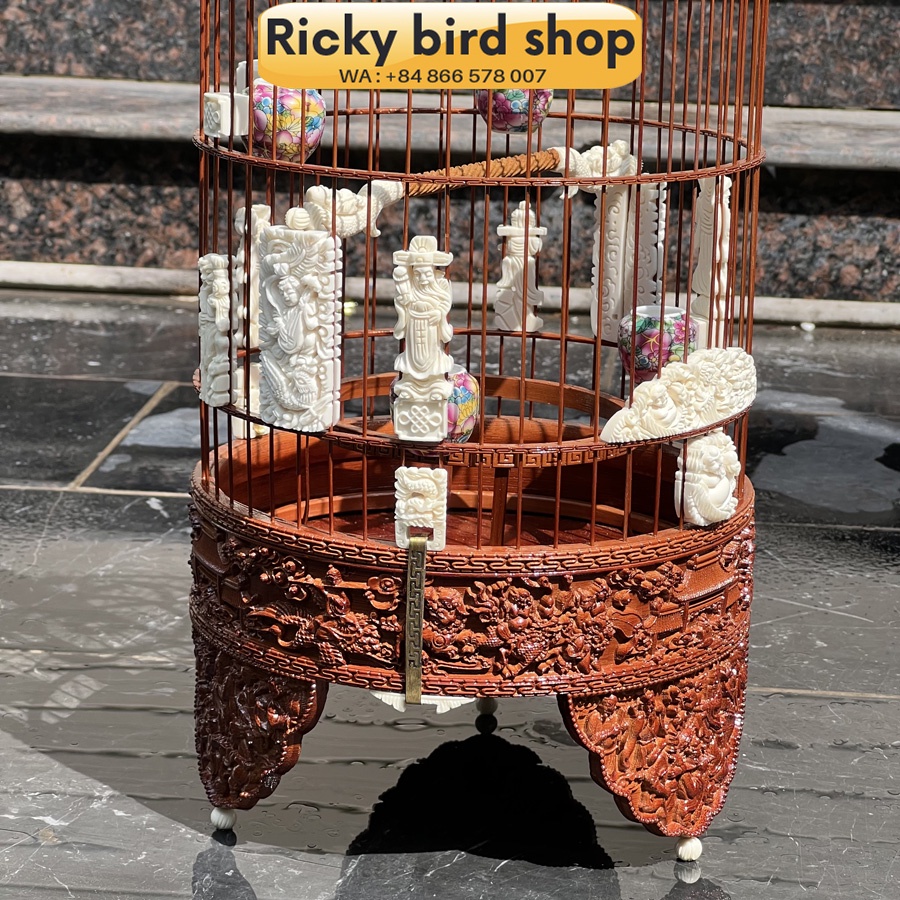 Puteh bird cage - Eight immortal design - P1689
