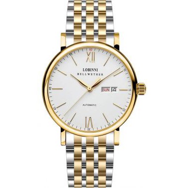 Đồng hồ nam chính hãng LOBINNI L12025-5 Kính sapphire,chống xước,Chống nước BH 24 tháng,Máy cơ(Automatic),dây kim loại