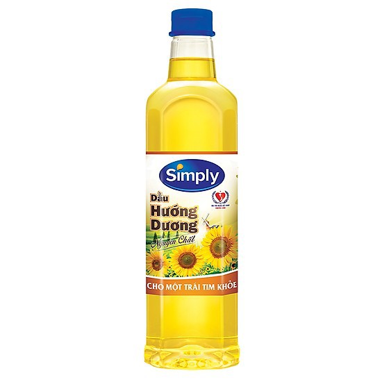 Dầu ăn simply 1l hướng dương