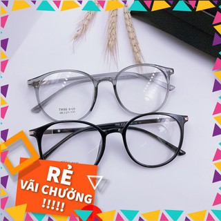 [Rẻ Vô Địch] Mắt kính gọng nhựa dẻo hợp kim dáng tròn Hàn Quốc  - gọng kính cận nam nữ cao cấp MS139 [Free Ship]