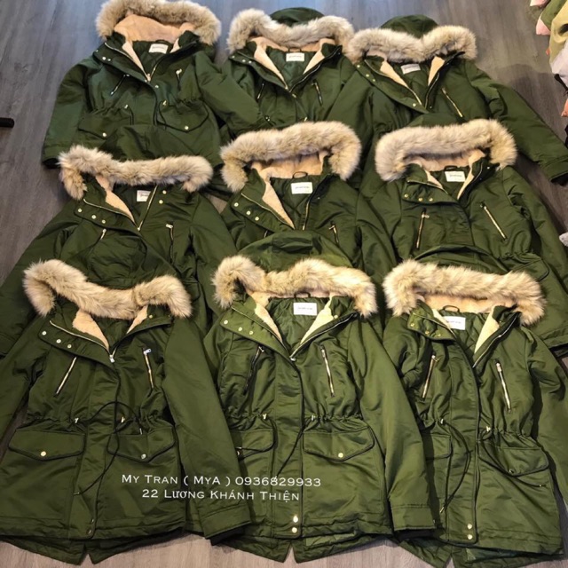 Áo Khoác Parka Stradivarius xuất dư