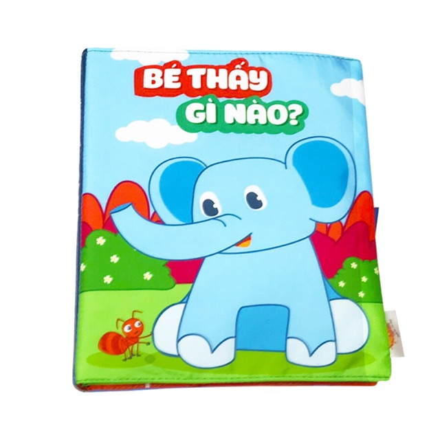 Sách vải tương tác Bé thấy gì nào