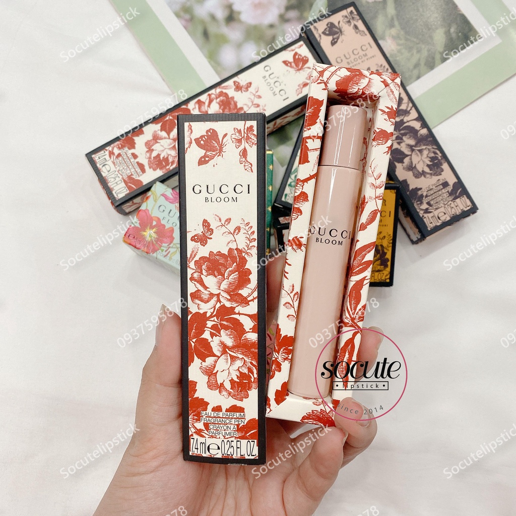 Nước hoa Nữ Guucci Gu Xì Bloom EDP - Nettare - Ambroisa - Profumo - Acqua Minisize 5ml Lăn 7.4ml