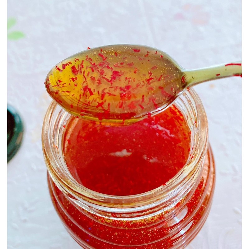 Nhuỵ hoa nghệ tây ngâm mật ong hũ dùng thử