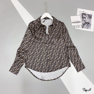 Sơ mi Fendi đá cổ ( ảnh thật)