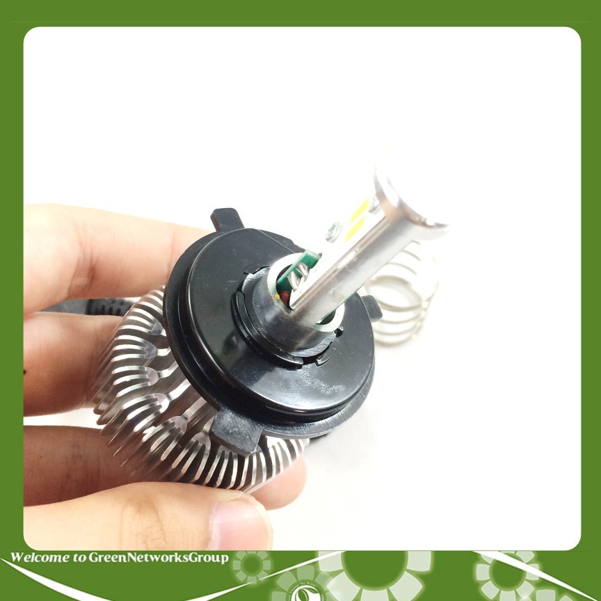 Đèn pha led chân H4 Mini LG-6 siêu sáng dành cho mô tô, xe máy Greennetworks