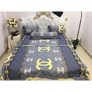 Bộ Drap kèm mền Thun Hàn Quốc ( 5 món } đủ size