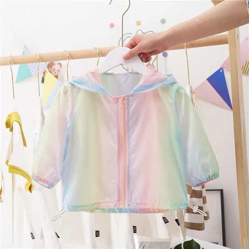 Áo Khoác Chống Nắng Tia Cực Tím Mỏng Thoáng Khí Thoải Mái Thời Trang Mùa Hè 2020 Cho Bé Gái