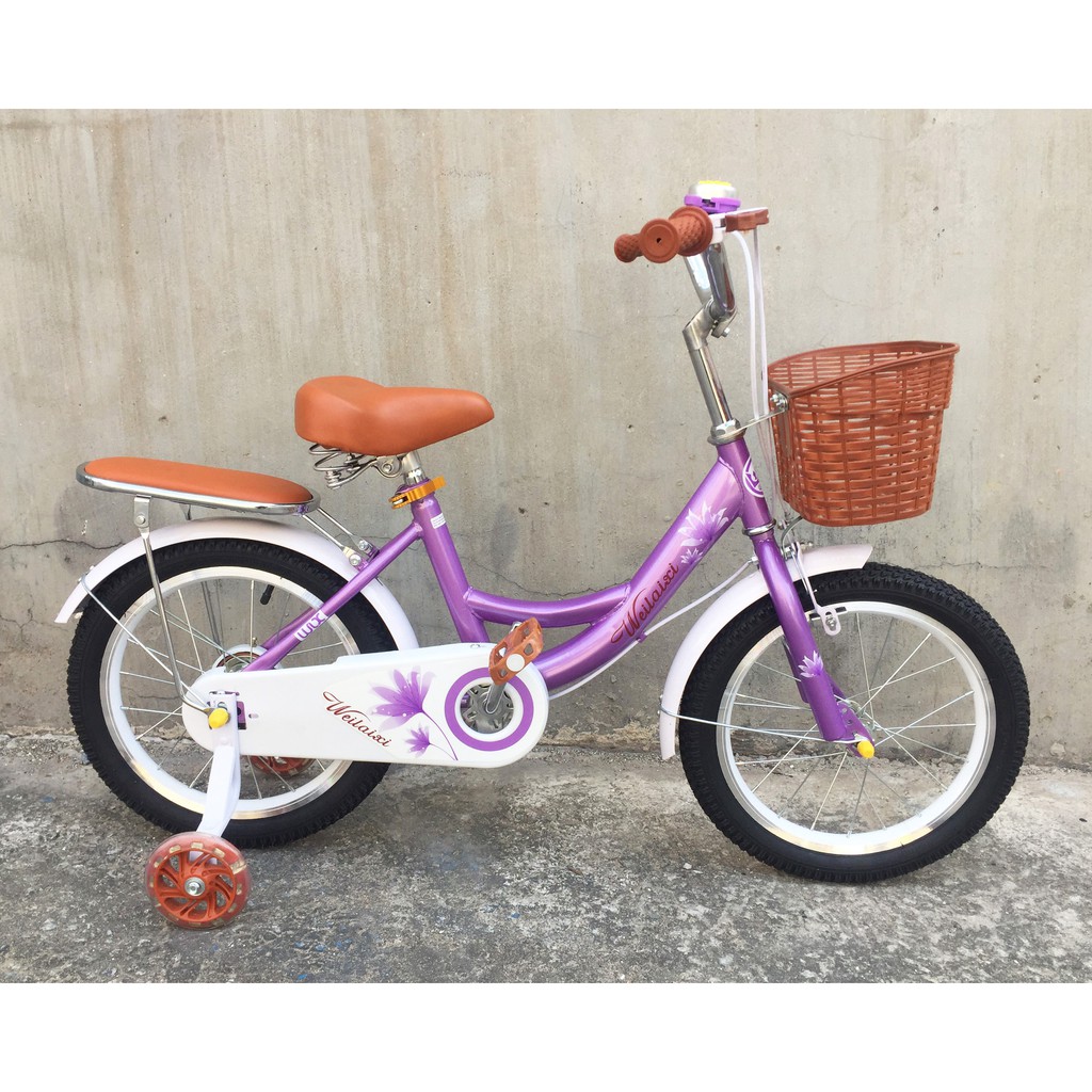 Xe đạp cho bé gái cỡ 16inch, dành cho bé từ 4-7 tuổi  ( MIỄN PHÍ GIAO HÀNG SAIGON, NHẮN SHOP ĐỂ ĐƯỢC GIAO TRONG NGÀY)