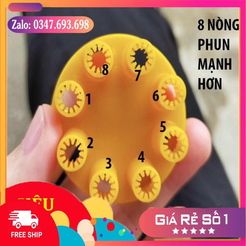 Súng Bắn Bong Bóng 8 Nòng Siêu Mạnh