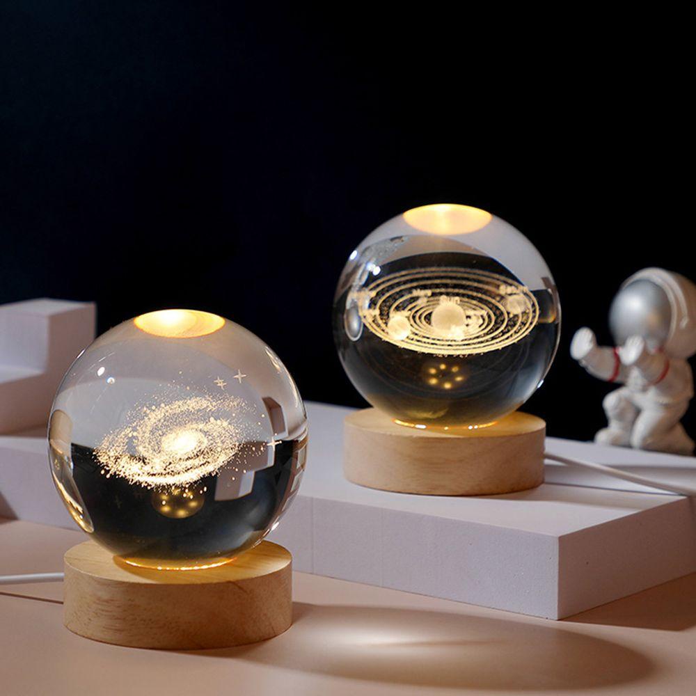 Đèn Ngủ Hình Mặt Trăng 3D|Đèn LED Ngủ Hình Quả Bóng Tròn Trang Trí Phòng Ngủ