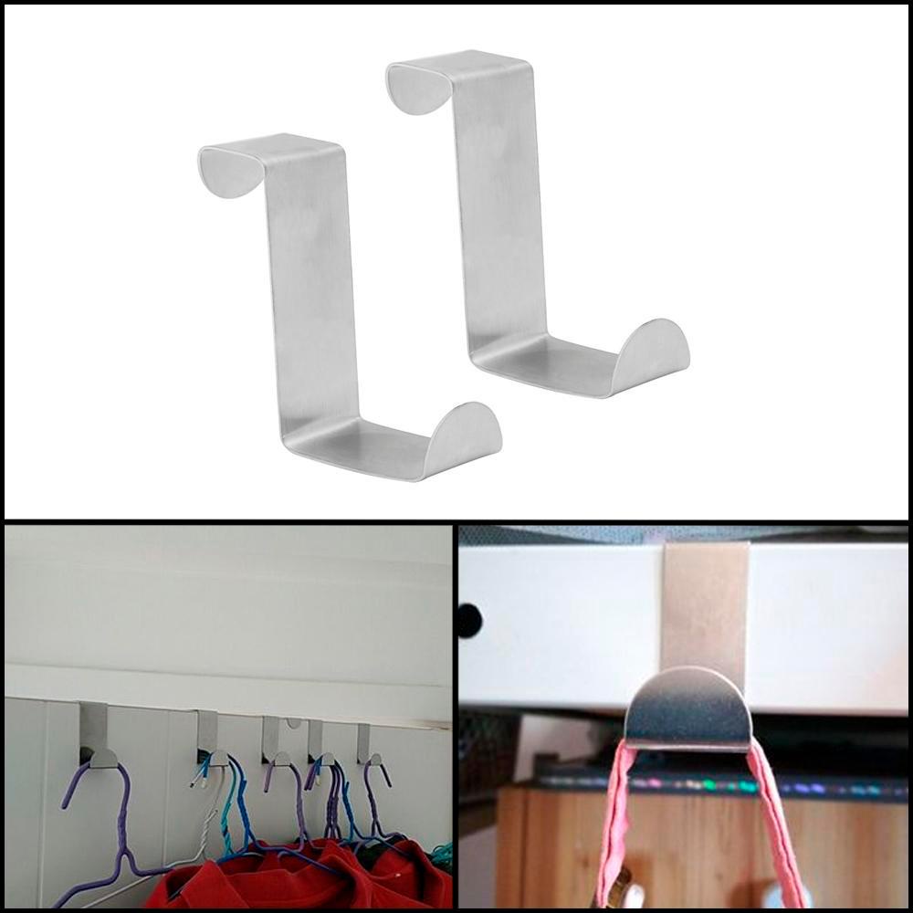 KUNHEV Set 2 Móc Treo Đồ Gắn Cửa Tủ Bếp Kiểu Mới