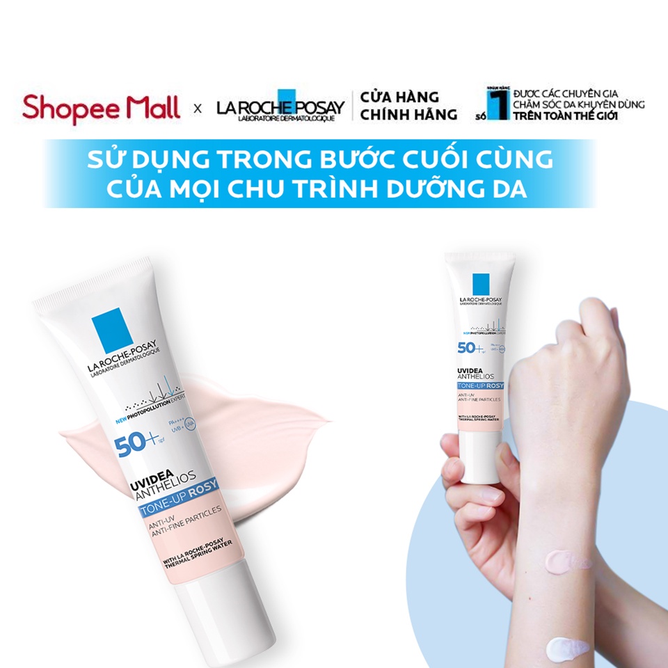 Kem Chống Nắng La Roche Posay Dạng Gel Làm Sáng Da Uvidea Anthelios Tone-Up Rosy SPF50+ 30ml