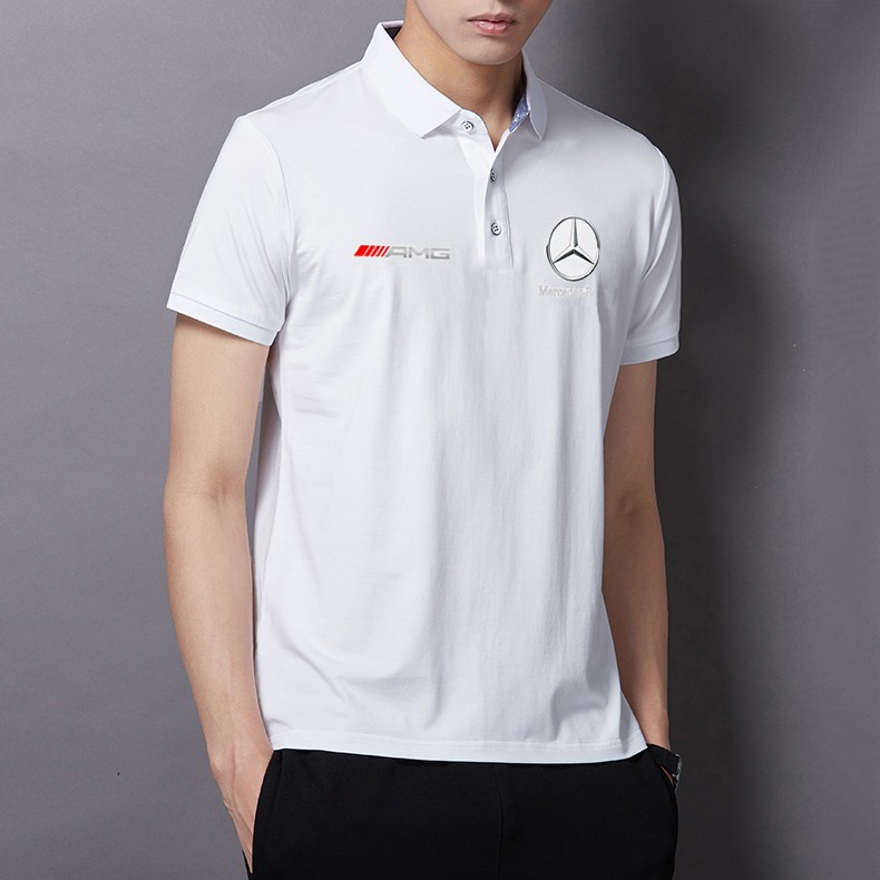 Áo Polo Nam Thời Trang In Họa Tiết Chữ AMG Tinh Tế Zenkonam MEN TOP 206
