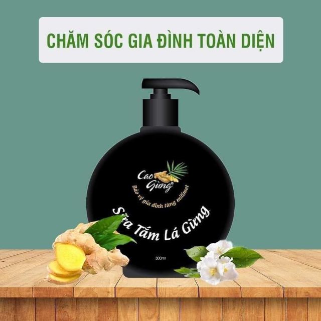 Cao Gừng Tặng Sữa Tắm Lá Gừng Chính Hãng Thiên Nhiên Việt 100%