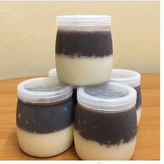 Set 50 Hũ Hộp Sữa Chua Bằng Nhựa Dày - Có Nắp