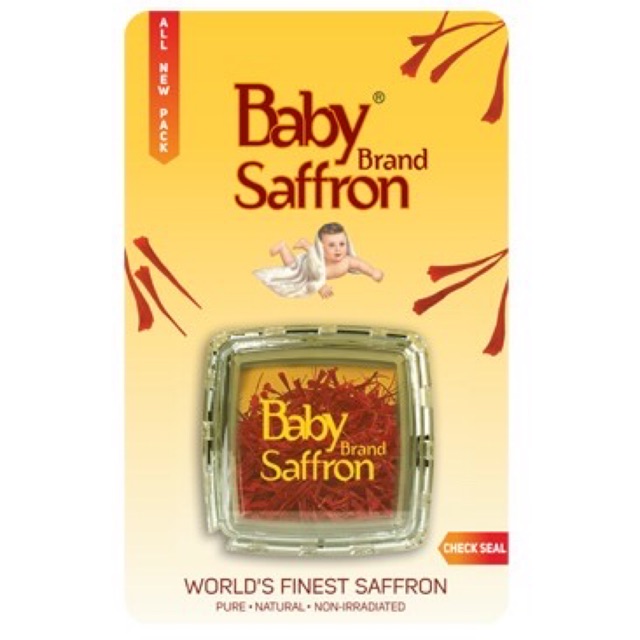 NHUỴ HOA NGHỆ  TÂY TỐT NHẤT ẤN ĐỘ BABY SAFFRON HỘP 1 GRAM [DATE 10.2021] | BigBuy360 - bigbuy360.vn