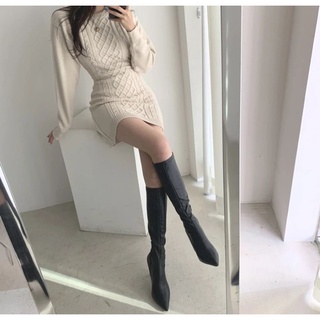 Váy len body hở lưng 🌿Kèm ảnh thật feedback của khách