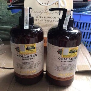 cặp dầu gội và xả collagen Mafeso