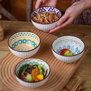 Bát cơm hoa văn thổ cẩm