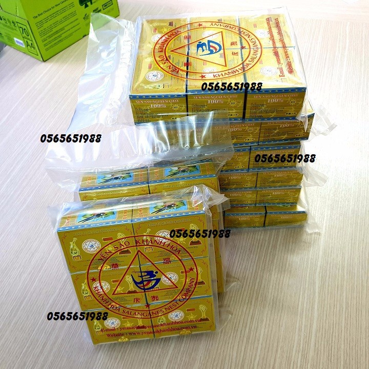 Yến đảo thiên nhiên tinh chế Yến sào Khánh Hòa nguyên lốc 18 gram yến