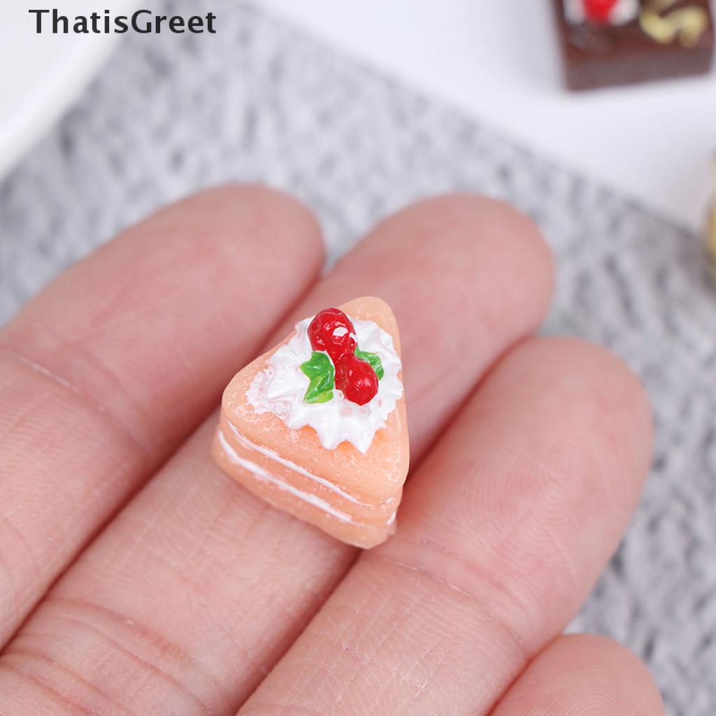 Bộ 5 Mô Hình Bánh Socola Mini Trang Trí Nhà Cửa