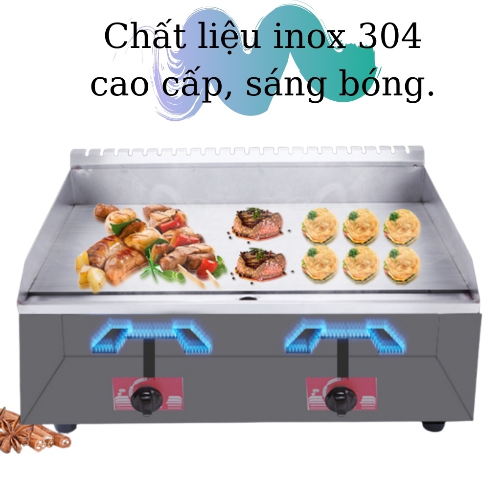 Bếp chiên rán mặt phẳng, máy làm bánh doremon, dorayaki dùng gas GH-720_BẢO HÀNH chính hãng 12 tháng
