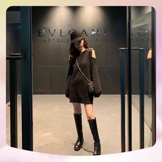 Váy ngắn ulzzang khoét vai