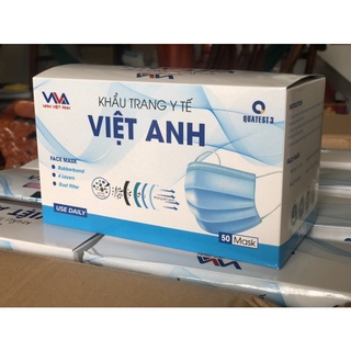 Khẩu trang y tế 4 lớp kháng khuẩn[ ComBo 3 Hộp]