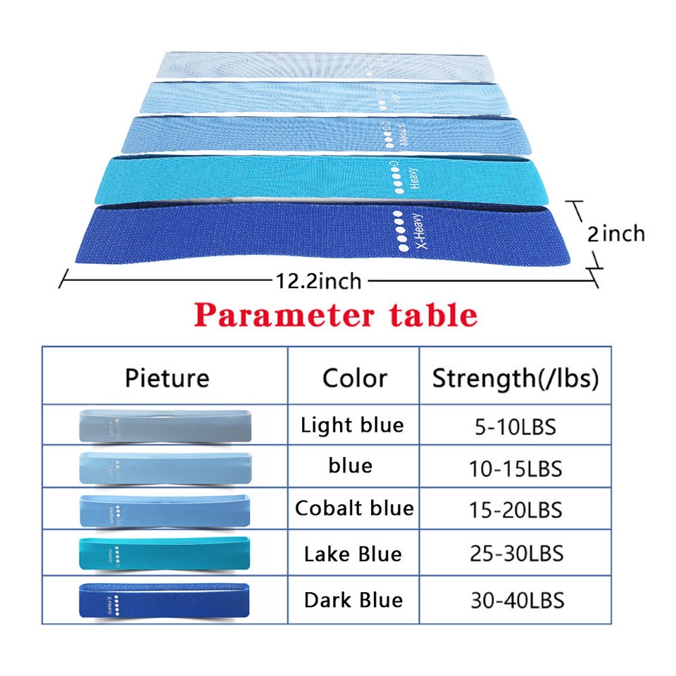 Dây đai co giãn kháng lực hỗ trợ tập yoga/ thể hình đa năng