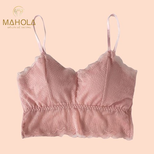 Áo bralette lưới phối ren iBasic_ Mahola _Bra22