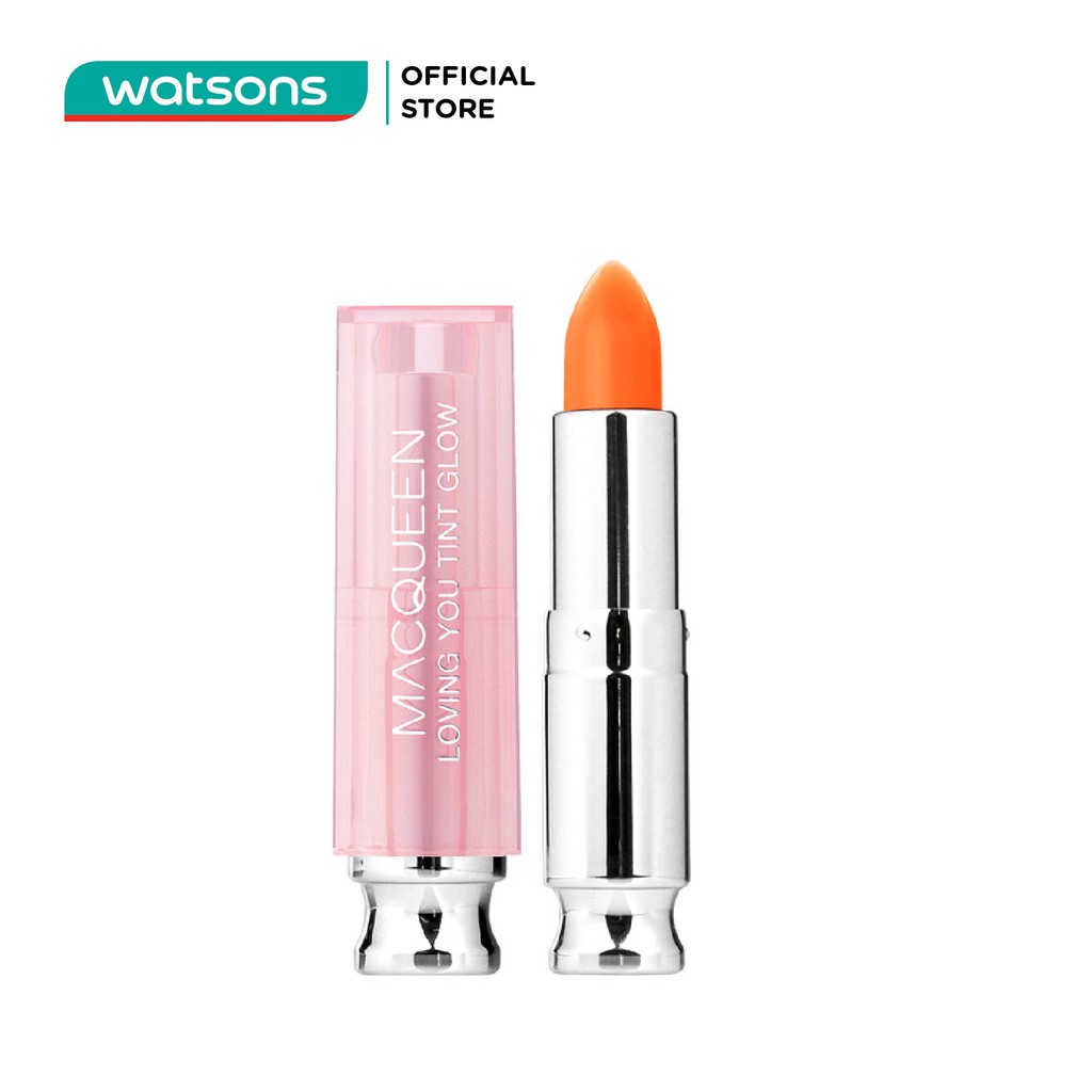 Son Thỏi Macqueen Newyork Loving You Tint Glow Lipstick Newyorker 30.3G .#LOR33 - Orange (Cam)