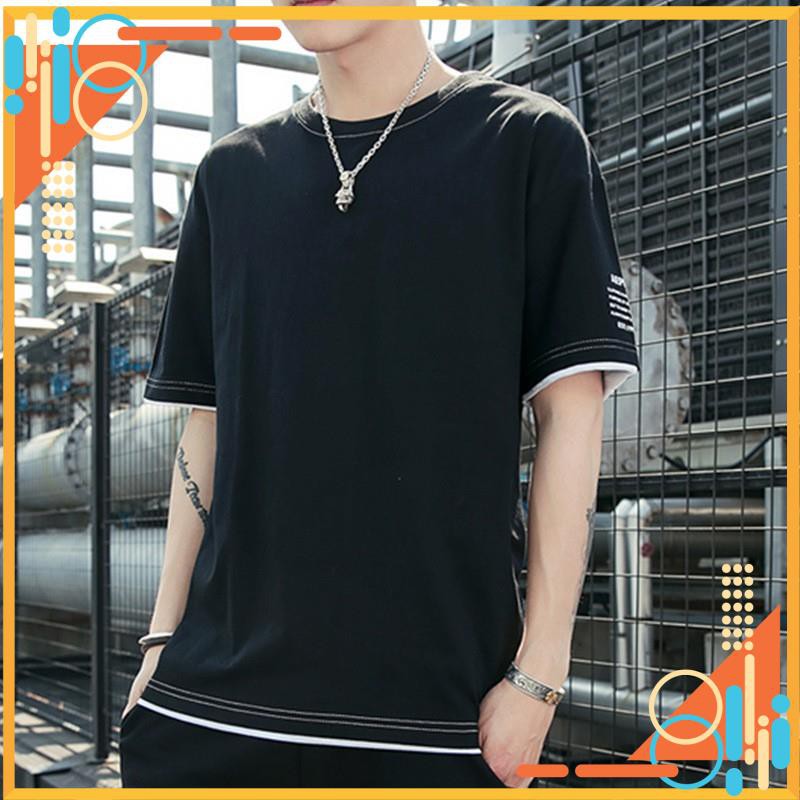 Quần áo hè nam cotton áo thun cộc tay áo phông quần đùi thoáng mát chất liệu cotton thấm hút mồ hôi, siêu mềm mịn lé gấu | BigBuy360 - bigbuy360.vn