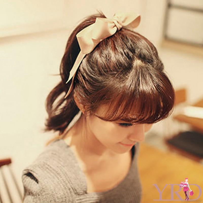 Dây buộc tóc nơ nhiều lớp phong cách Hàn Quốc