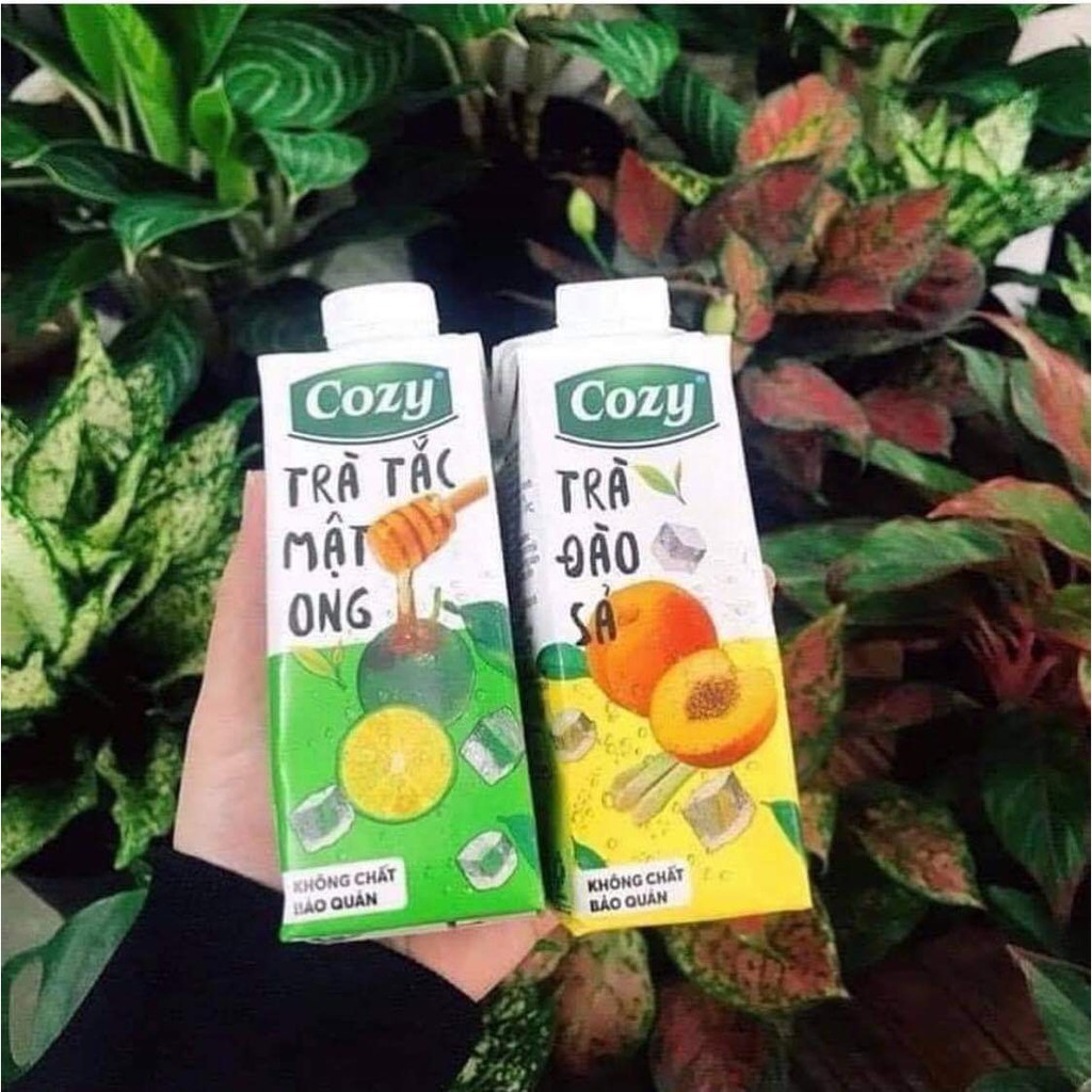 (3 Vị Ngon Nhất) Lốc 4 Hộp Trà Trái Cây Cozy 225ml/ hộp Chính Hãng Công Ty