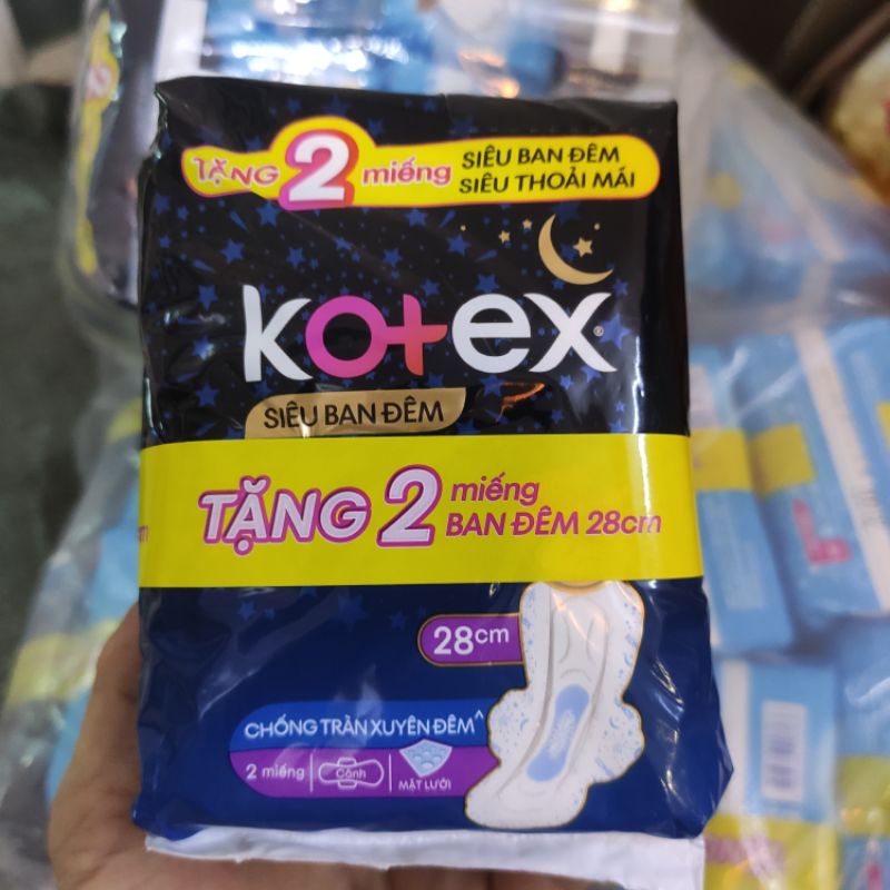 Băng Vệ Sinh kotex Siêu Mỏng Khô Thoáng+tặng 2 Miếng.